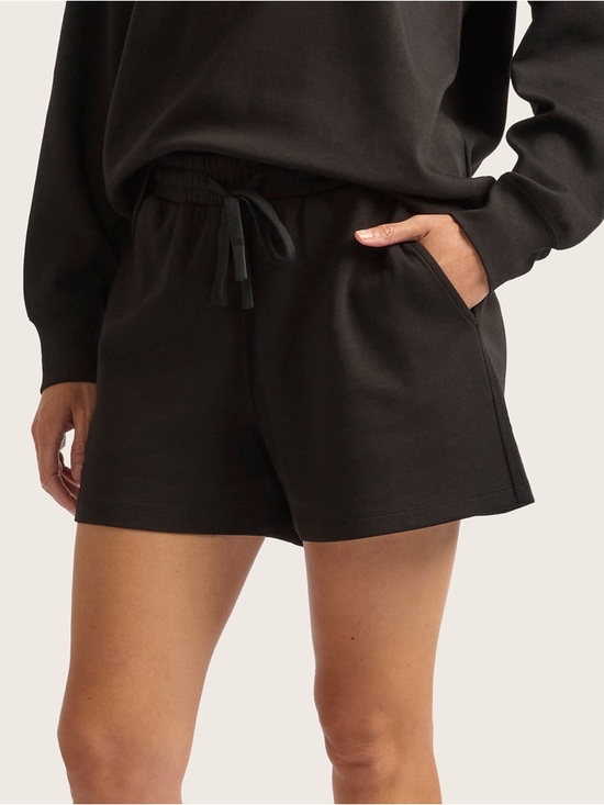 47. BOODY • NWT $50 USD Women's Sweat Shorts 3" Bamboo Tech Fleece Fabric W14-19 - Picture 4 of 6